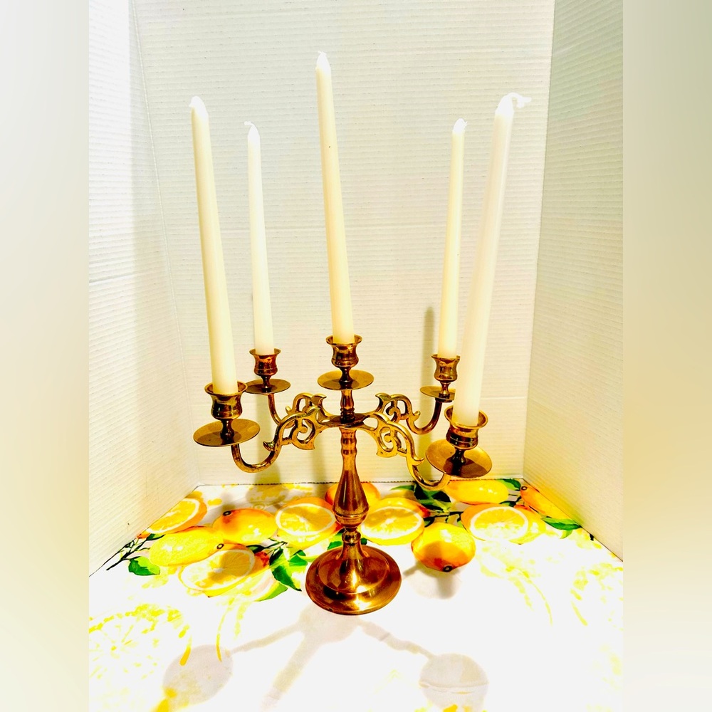 VINTAGE! Chandelier Candle Stick Brass Holder “Candle Is Not Included!”